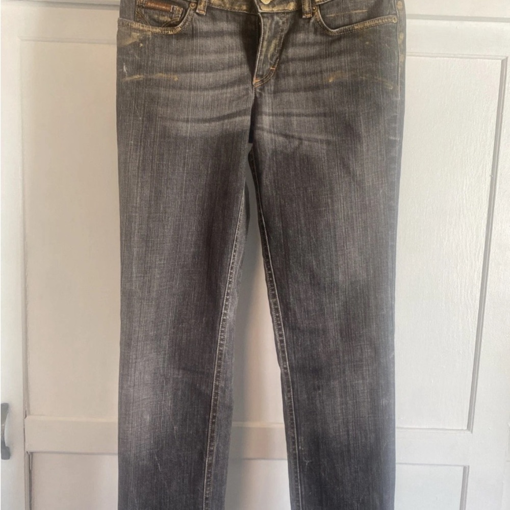 Dolce & Gabbana Gray Straight Leg Jeans